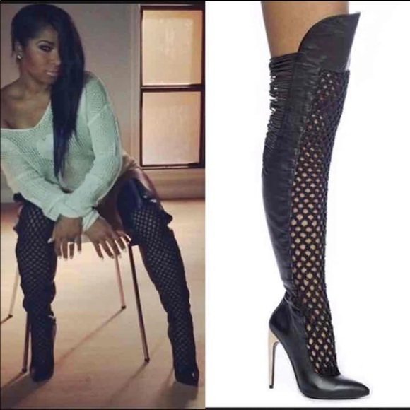 SOLD... Sexy over the knee boot - Picture 2 of 3